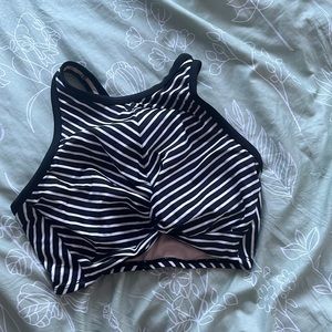 Striped Bikini Top